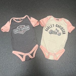 Baby Harley Davidson onesies